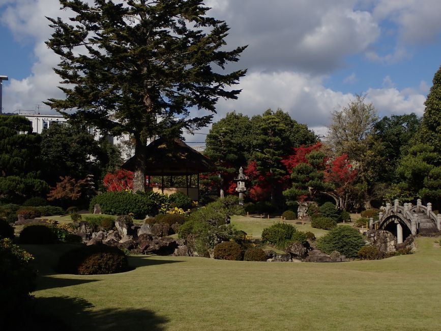 Traditionele zen-tuin met groene mosbedekking. Traditionele zen-tuin met groene mosbedekking.