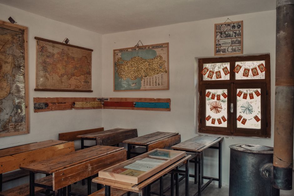 Vintage aardrijkskunde kaart opgeknapt als herfstdecor. Vintage aardrijkskunde kaart opgeknapt als herfstdecor.